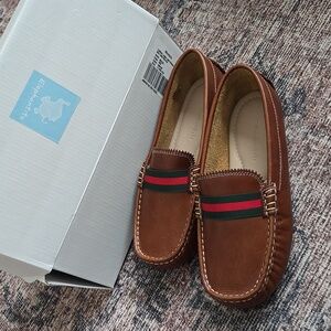 Genuine leather loafer size 3 little kid